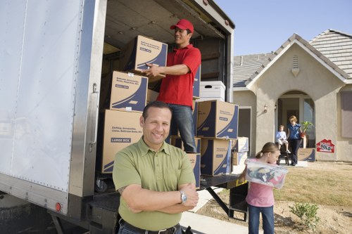 Seasonal household items kept in a storage space