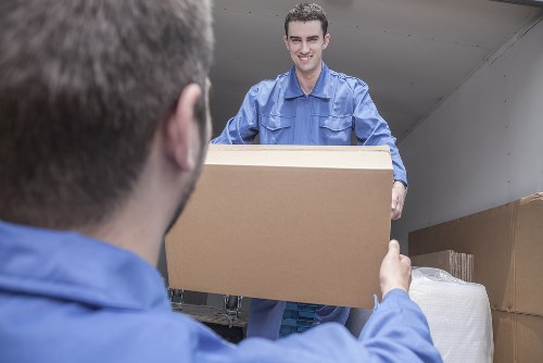 Organized archive boxes for document storage in Canningtown