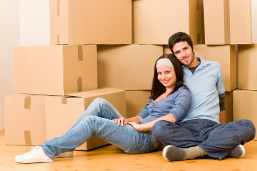Secure storage units for furniture and boxes