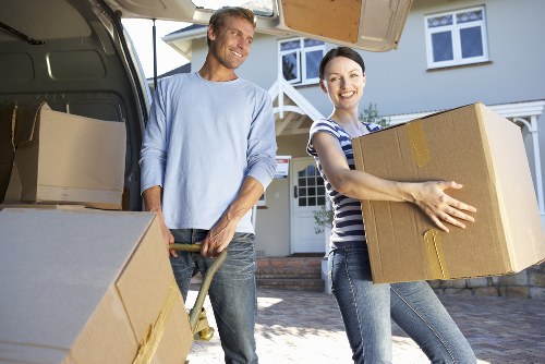 Prepared storage boxes and furniture in a secure unit