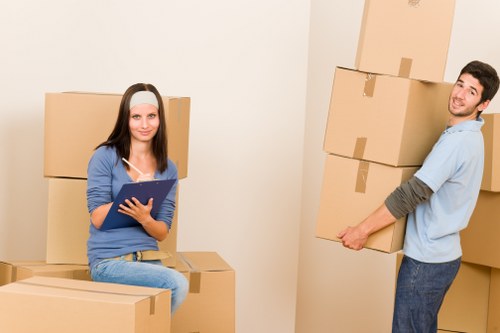 Local removals team planning a move in Canningtown